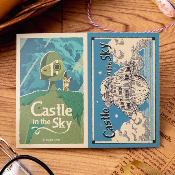 Castle in the Sky Matrica Robot & Castle Laputa Retro
