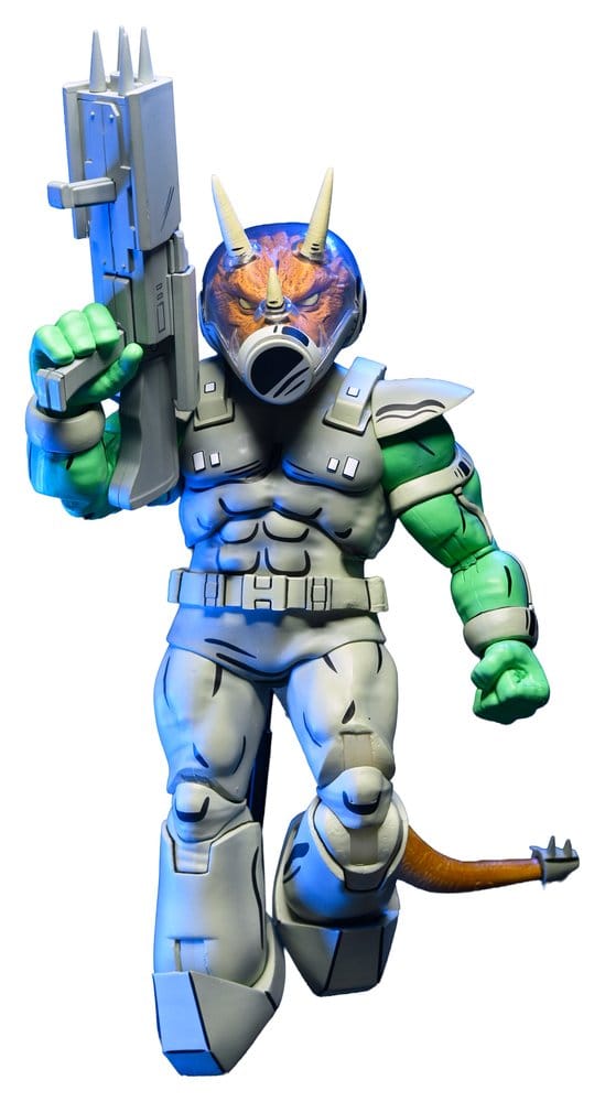 Teenage Mutant Ninja Turtles (Mirage Comics) Akciófigura Shock Commando Triceraton 18 cm