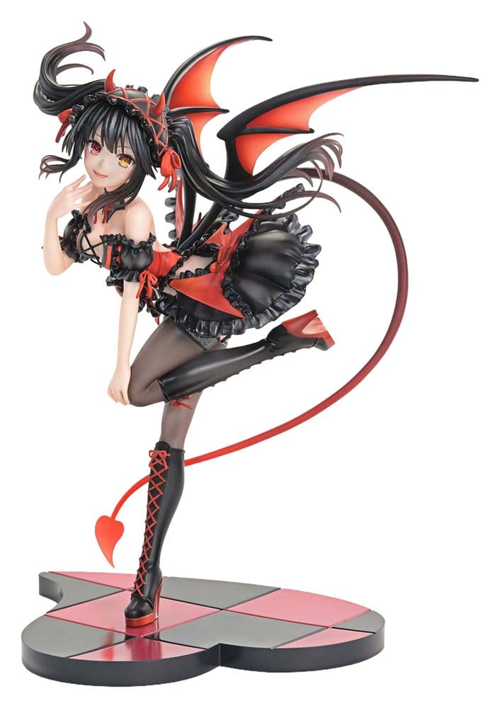 Date A Live Prisma Wing PVC Szobor 1/7 Kurumi Tokisaki succubus 25 cm