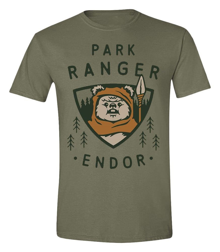 Star Wars Póló Park Ranger Ewok Size M