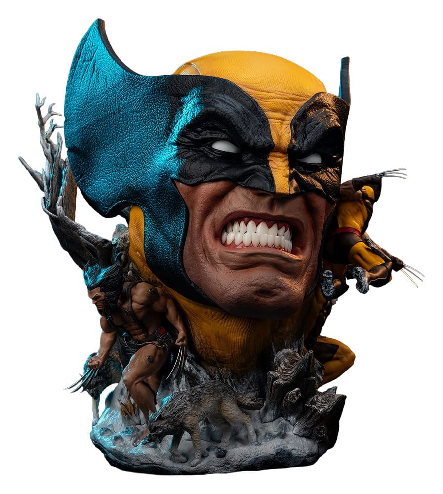 Marvel Fine Art Mellszobor Wolverine Deluxe Kiadás 48 cm