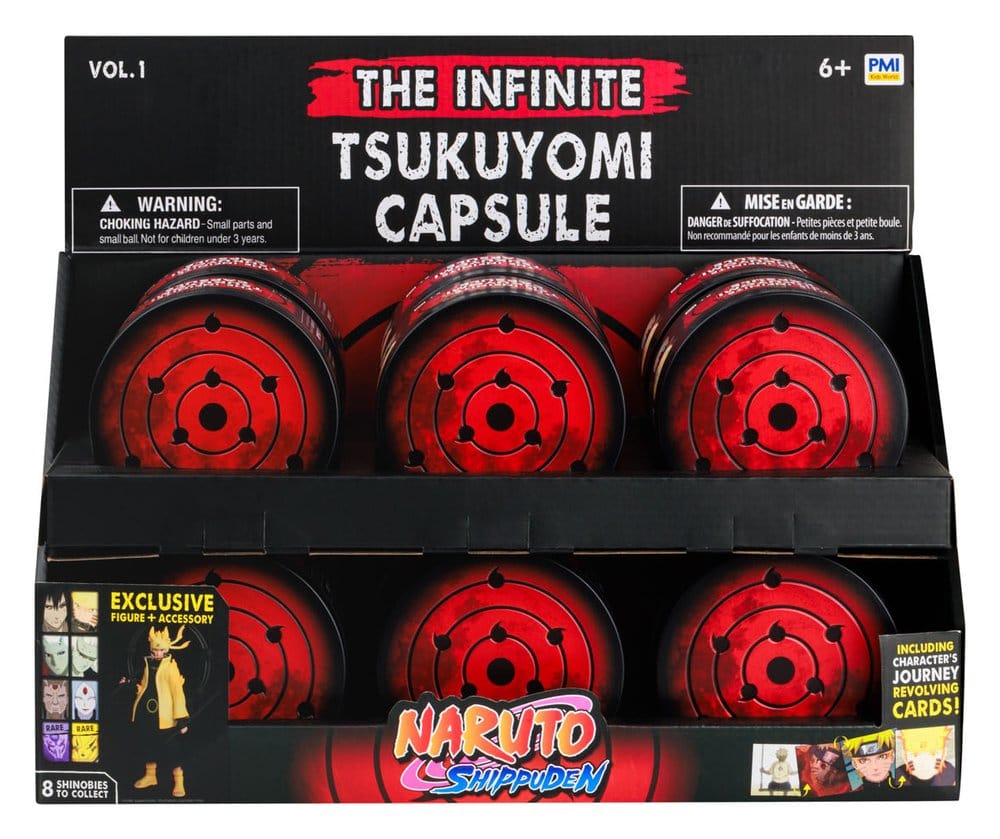 Naruto Shippuden Blind Capsule Figurák Infinite Tsukuyomi 7 cm Vol. 1 Készlet (12)