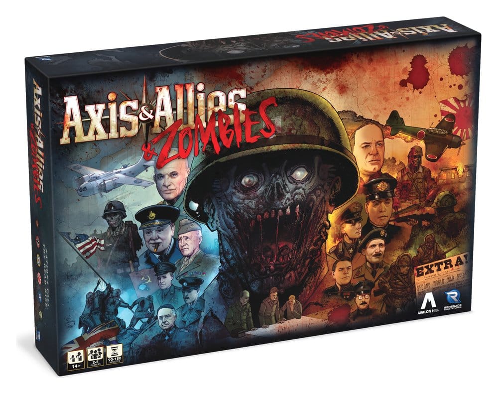 Avalon Hill Társasjáték Axis & Allies & Zombies *Angol Nyelvű Verzió*