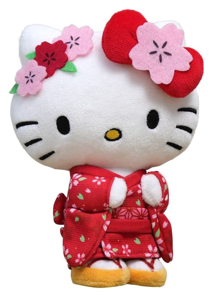 Sanrio  Plüss Figura Hello Kitty Kimono Verzió 22 cm