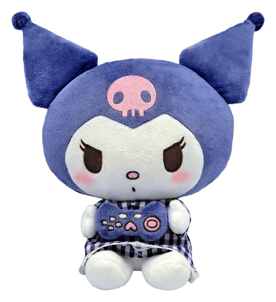 Sanrio  Plüss Figura Kuromi Pyjama Style M 22 cm