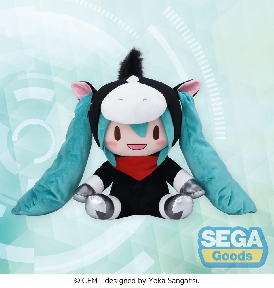 Character Vocal Series 01: Hatsune Miku Fuwa Petit Plüss Figura Hatsune Miku Horse 2026 LL 40 cm