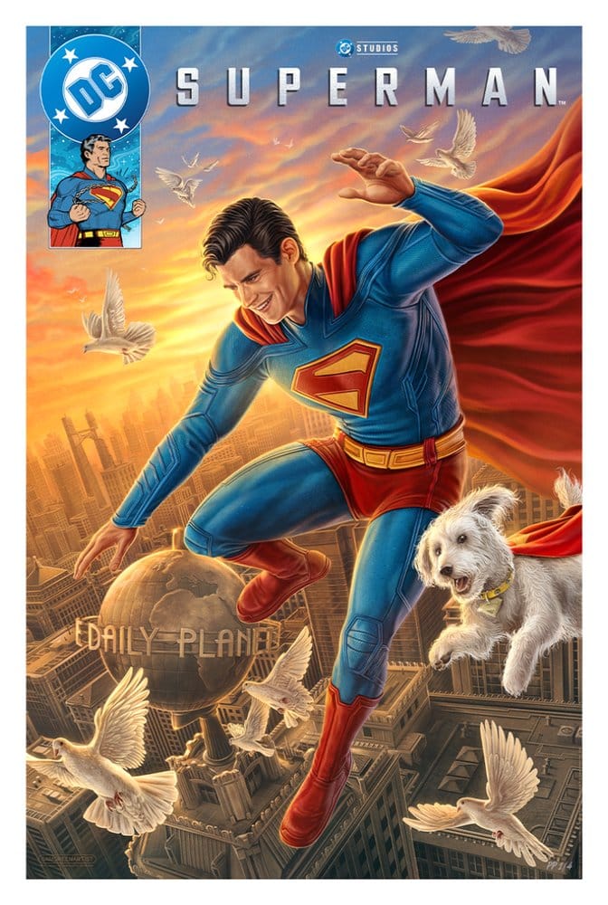 Superman (2025) DC Comics Art Print Superman: A Symbol of Hope 41 x 61 cm – Keret Nélkül