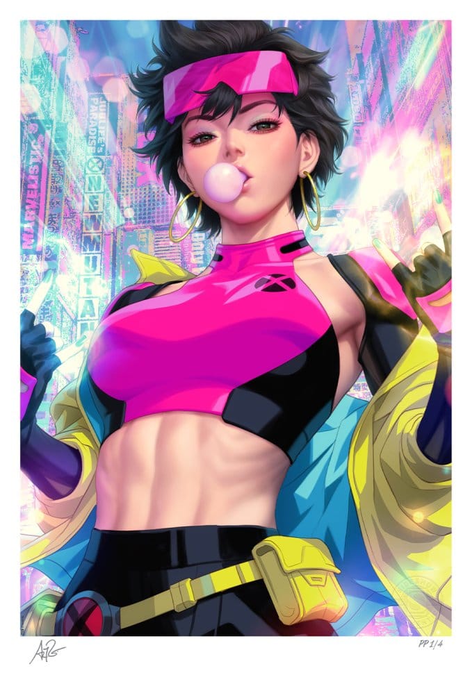 X-Men Marvel Art Print Jubilee 46 x 61 cm – Keret Nélkül