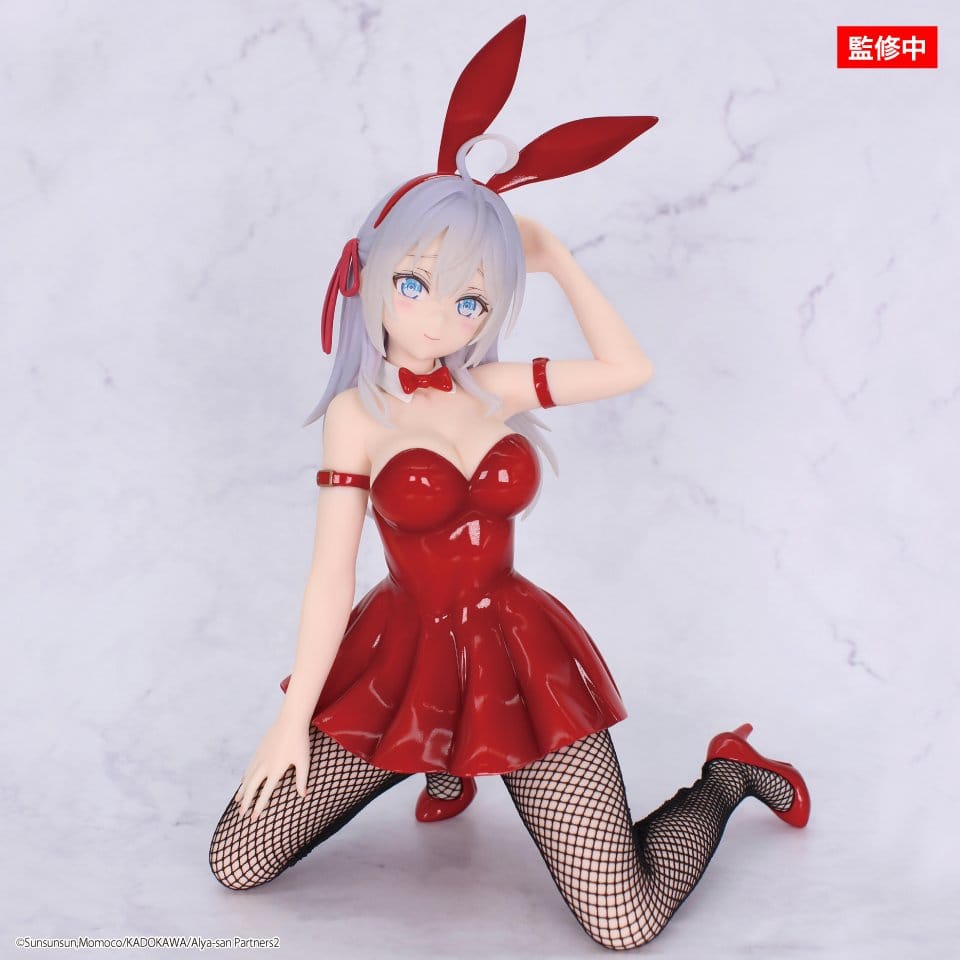 Alya Sometimes Hides Her Feelings in Russian One-Seventh Carat PVC Szobor 1/7 Alya Bunny Red Ver. 17 cm