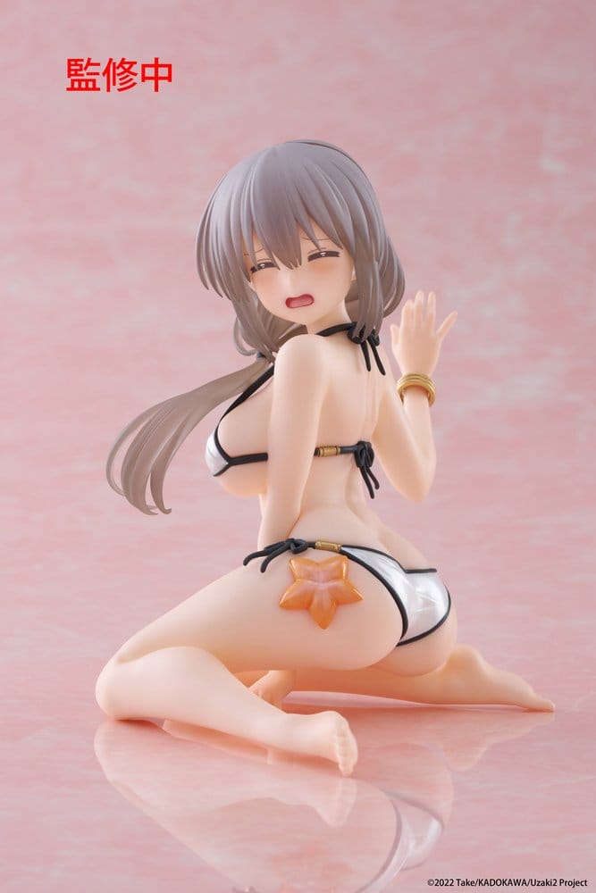 Uzaki-chan Wants to Hang Out! PVC Szobor Desktop Cute Figura Tsuki Uzaki (Swimwear Ver.) 13 cm