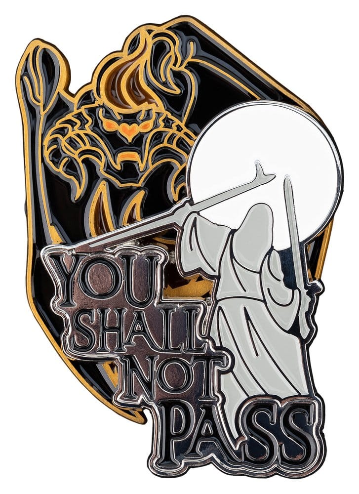 Lord of the Rings Collectors Pins 2-Csomag You Shall Not Pass 8 cm