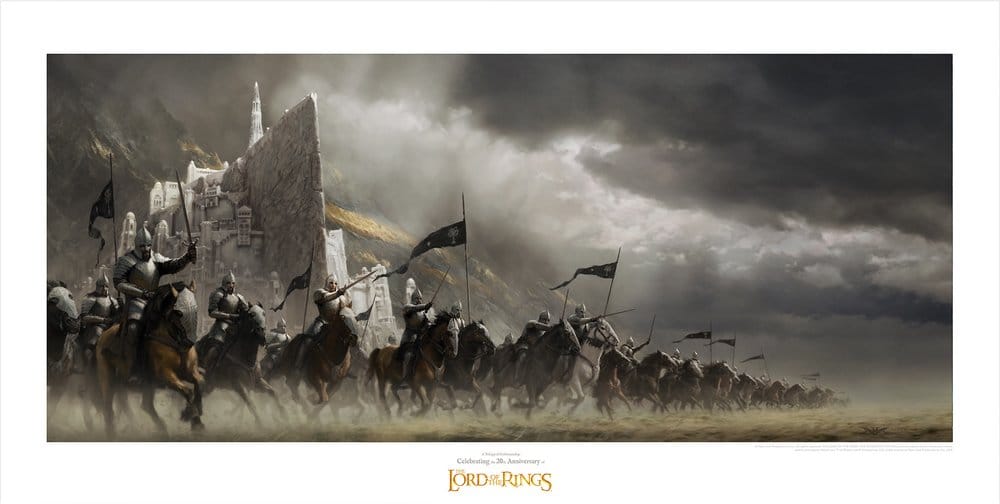 Lord of the Rings Art Print Faramir’s Charge 59 x 30 cm