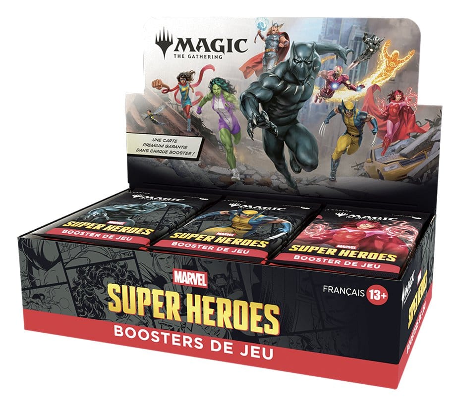 Magic the Gathering Marvel Super Heroes Play Booster Készlet (30) Francia Nyelvű