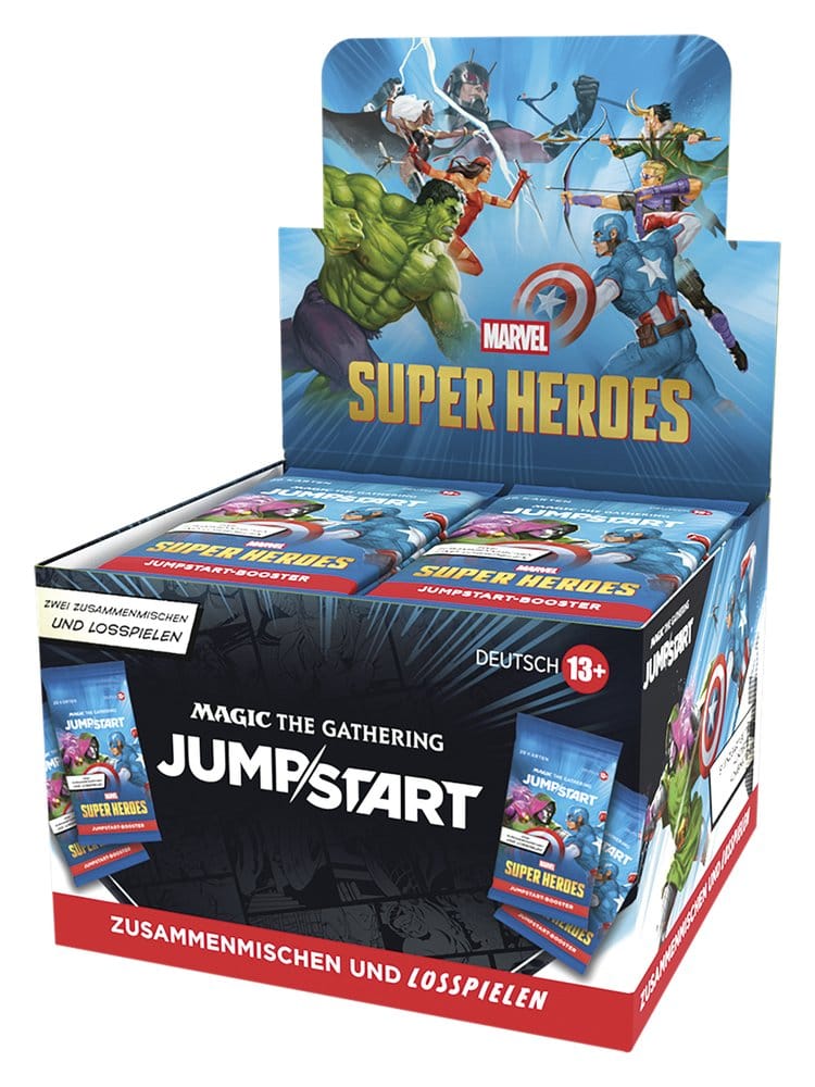 Magic the Gathering Marvel Super Heroes Jumpstart Booster Készlet (24) Német Nyelvű